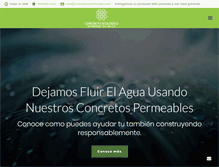 Tablet Screenshot of concretopermeable.com